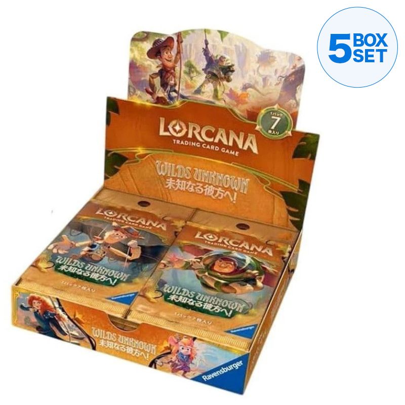 Disney Lorcana Wilds Unknown Japanese Ver. Booster Pack Box TCG JAPAN OFFICIAL