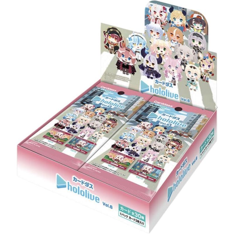 BANDAI Carddass Hololive Vol.6 Booster Pack Box TCG JAPAN OFFICIAL