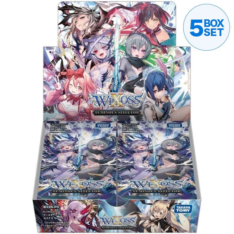 Takara Tomy WIXOSS Luminous Selector WX25-P3 Booster Pack Box TCG JAPAN OFFICIAL