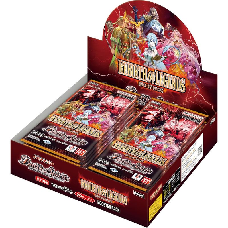 BANDAI Battle Spirits Rebirth of Legends BSC47 Booster Pack Box TCG JAPAN
