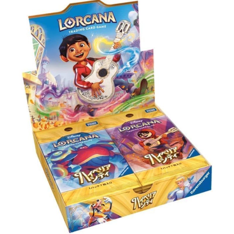 Disney Lorcana Hyperia City​ Japanese Ver. Booster Pack Box TCG JAPAN OFFICIAL