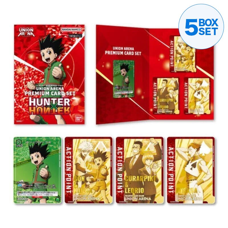 BANDAI Union Arena Hunter x Hunter Premium Card Set TCG JAPAN OFFICIAL