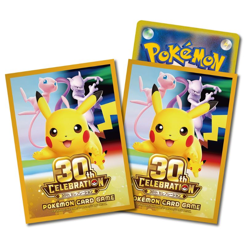Pokemon Center Original Card Sleeves 30th Celebration JAPAN OFFICIAL