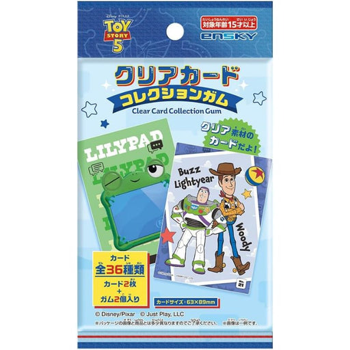 Toy Story 5 Clear Card Collection Gum 18Pack Box TCG Candy Toy JAPAN OFFICIAL