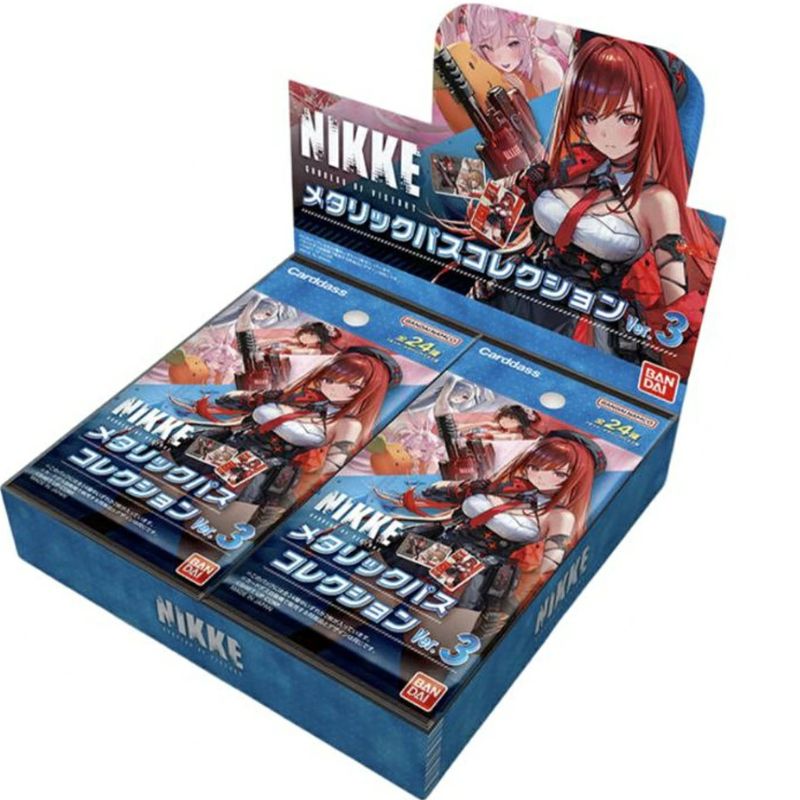 BANDAI Goddess of Victory Nikke Metallic Pass Collection Ver. 3 Booste ToysOneJapan BANDAI Goddess of Victory Nikke Metallic Pass Collection Ver. 3 Booste ToysOneJapan