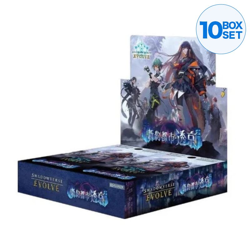 Shadowverse EVOLVE Shinyaku Toshi Tokyo Booster Pack Box TCG JAPAN OFFIZIELL