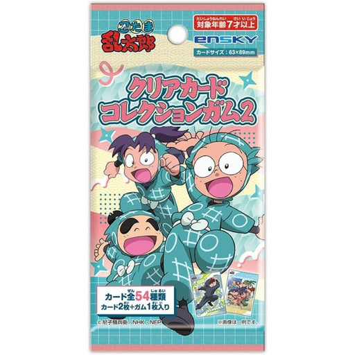 Nintama Rantaro Clear Card Collection Gum 2 First Press 16Pack Box TCG Candy Toy