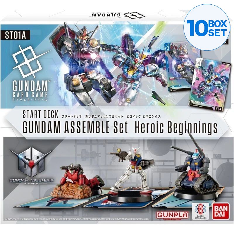 BANDAI Gundam Assemble Set Heroic Beginnings Starter Deck ST01A TCG JAPAN