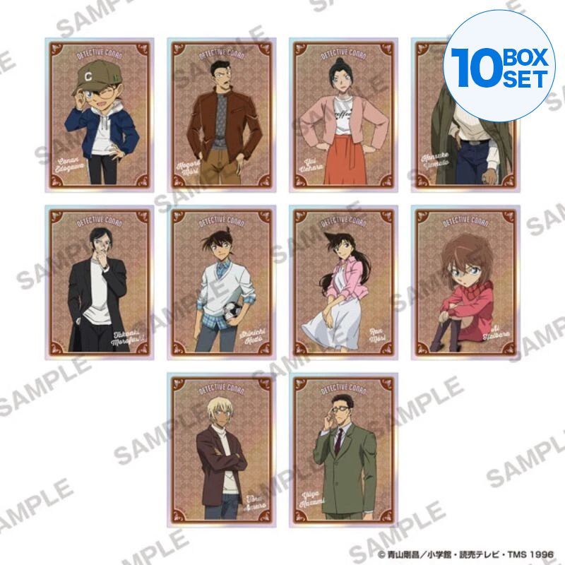 Detective Conan Aurora Acrylic Card Collection Vol.1 10er-Pack Box TCG JAPAN