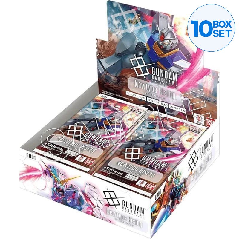 BANDAI Gundam Card Game Newtype Rising GD01 Booster Pack Box TCG