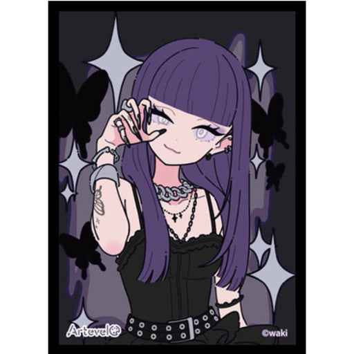Movic Artevelo Card Sleeve waki Black Butterfly art-004 JAPAN OFFICIAL