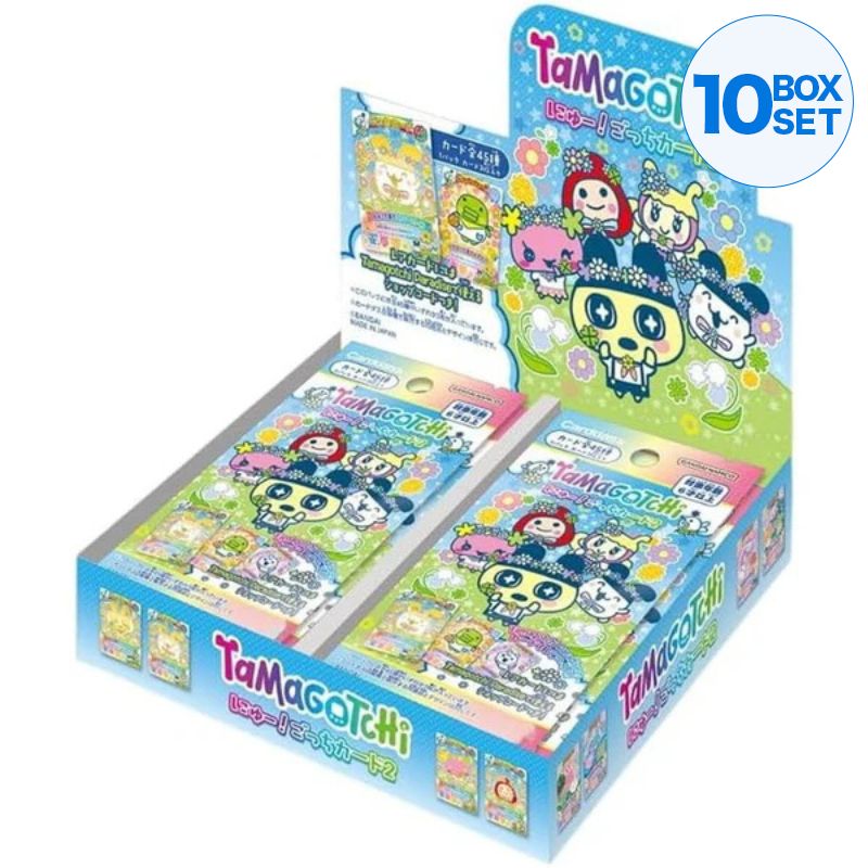 BANDAI Carddass Tamagotchi New! Gotchi Card 2 Booster Pack Box TCG JAPAN