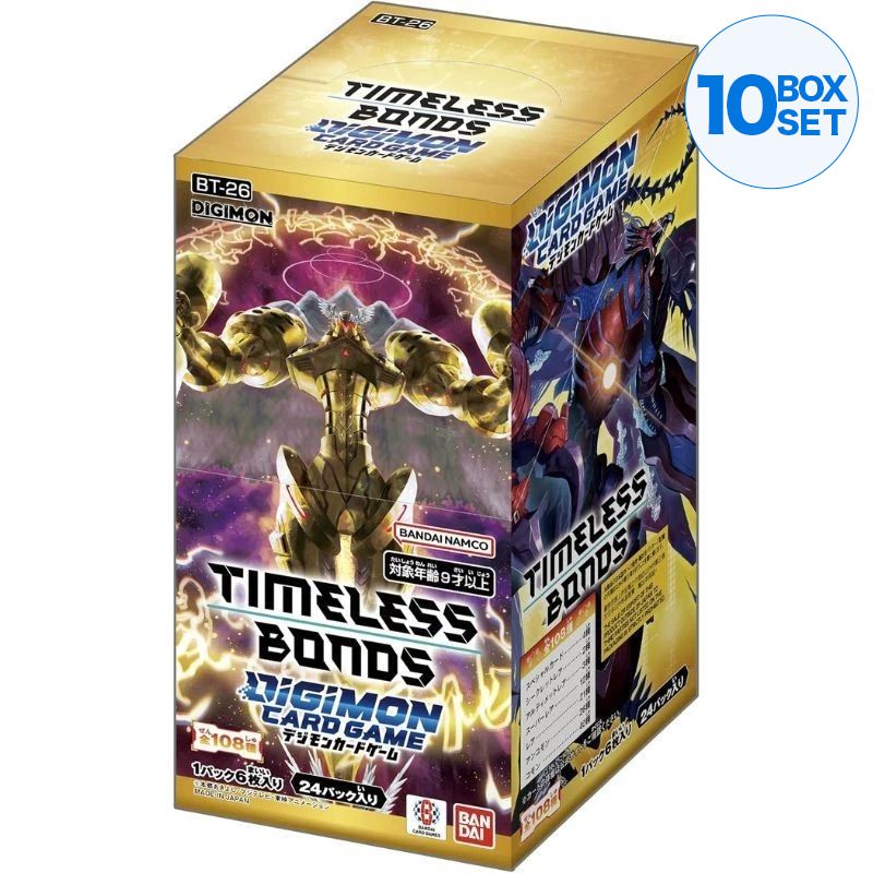 BANDAI Digimon Card Game Timeless Bonds BT-26 Booster Pack Box TCG JAPAN
