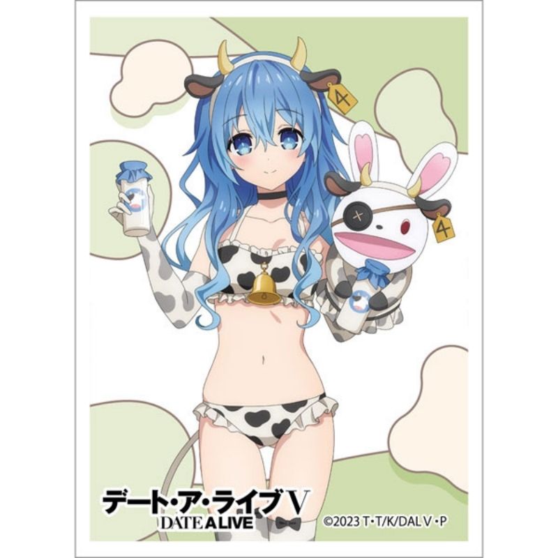 Date A Live V Yoshino Cow Pattern Swimsuit New Illustration Sleeve JAPAN