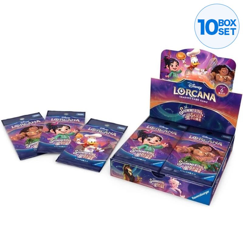 Disney Lorcana Shimmering Skies Japanese Ver. Booster Pack Box TCG