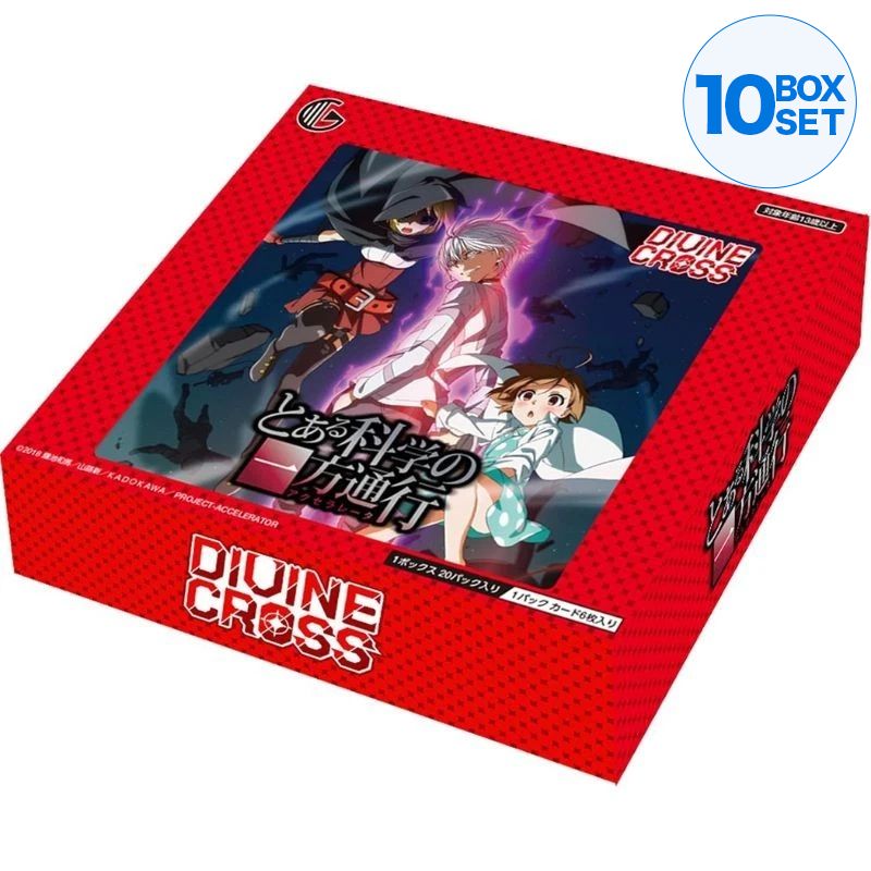 Divine Cross A Certain Scientific Accelerator Booster Pack Box TCG JAPAN