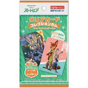 Zootopia Clear Card Collection Gum First Press 16Pack Box Candy Toy TCG JAPAN