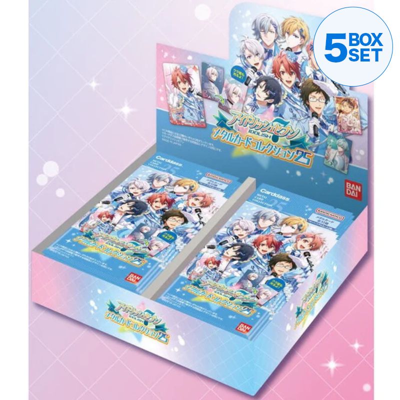 BANDAI Idolish 7 Metal Card Collection 25 Booster Pack Box TCG UFFICIALE GIAPPONE