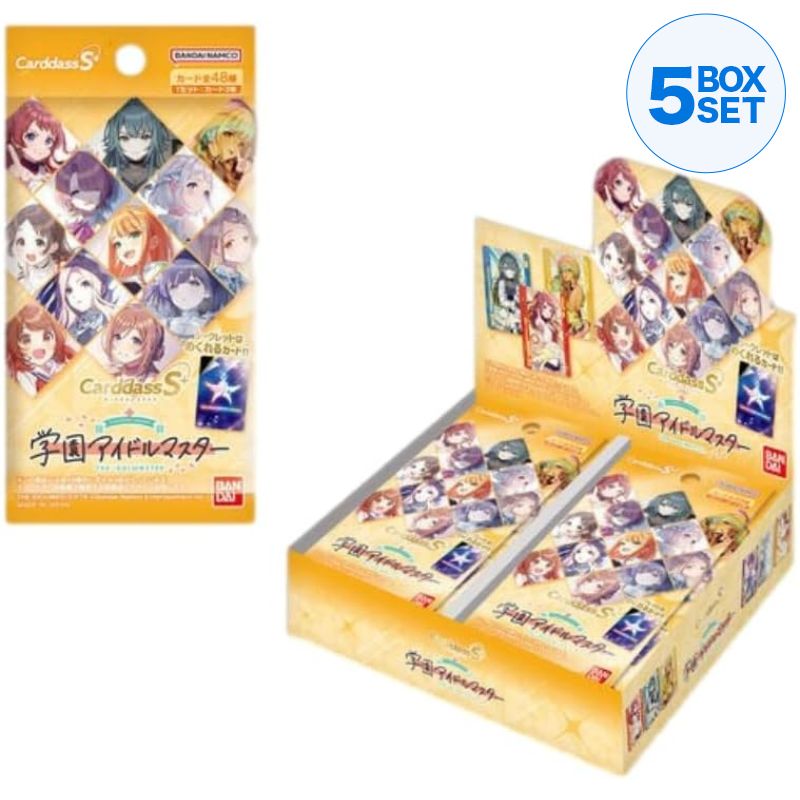 BANDAI CarddassS+ Gakuen Idolmaster Booster Pack Box TCG JAPAN OFFIZIELL
