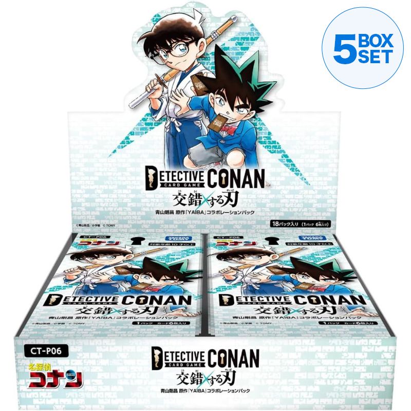 Detective Conan Crossed Blades CT-P06 Booster Pack Box TCG JAPAN OFFIZIELL