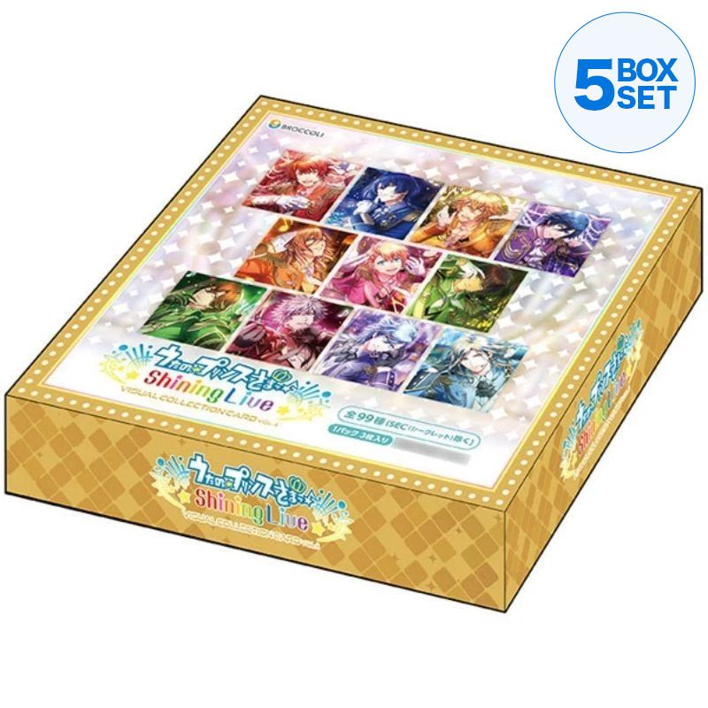 Uta no Prince-sama Shining Live Visual Collection Card Vol.4 Booster Box TCG