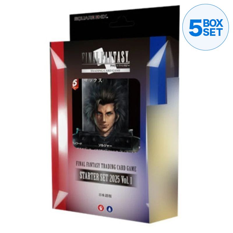 FFTCG Starter Set 2025 Vol.1 Ver. giapponese. UFFICIALE DEL TCG GIAPPONE