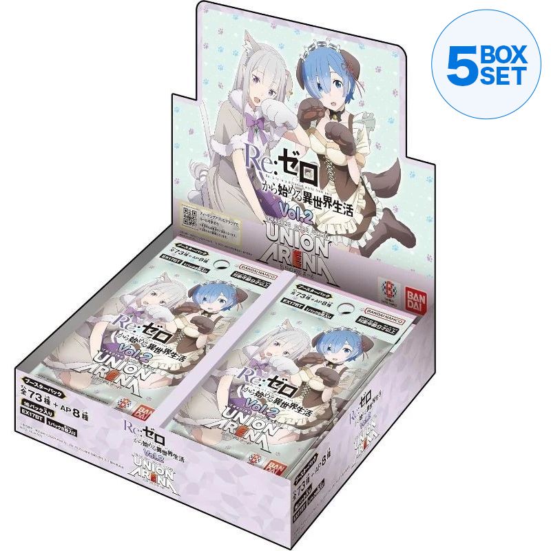 Union Arena Re:Zero Starting Life in Another World Vol. 2 EX17BT Booster Box TCG