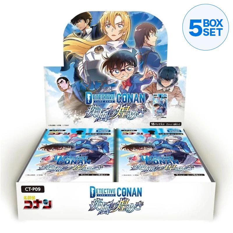 Detective Conan Gleam of the Gale CT-P09 Booster Pack Box TCG JAPAN OFFICIAL