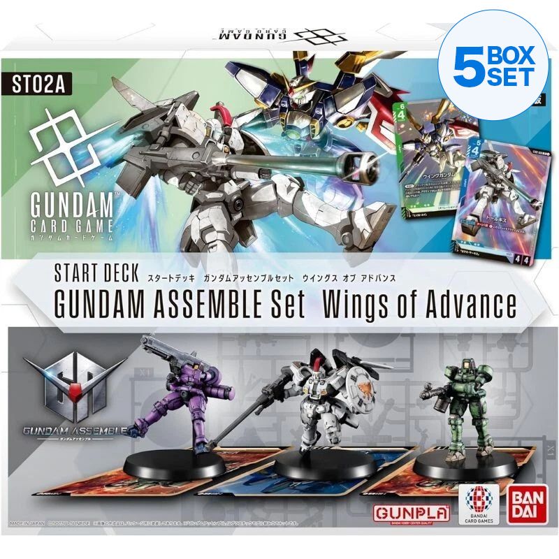 BANDAI Gundam Assemble Set Wings of Advance Starter Deck ST02A TCG