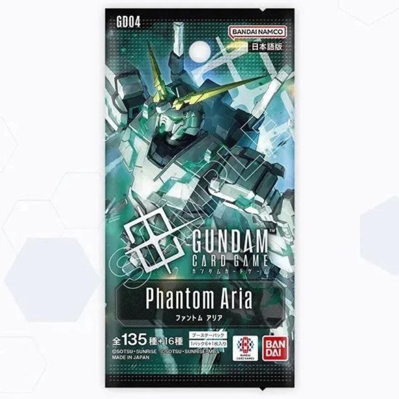BANDAI Gundam Card Game Phantom Aria GD04 Booster Pack Box TCG