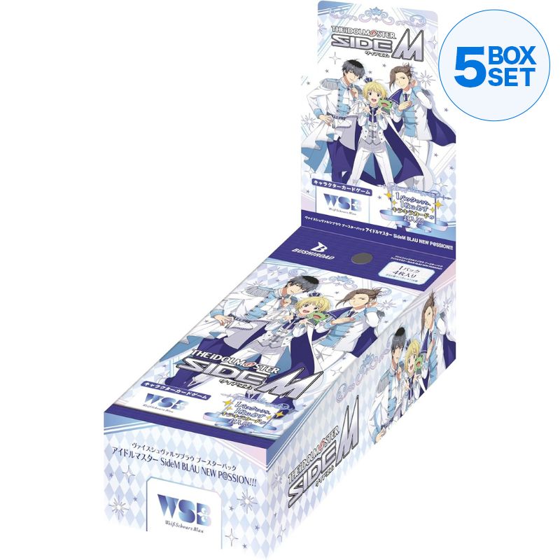 Weiss Schwarz Blau THE IDOLM@STER SideM BLAU NEW P@SSION!!! Booster-Box-TCG