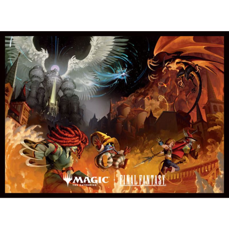 Magic The Gathering Players Sleeve MFS-84 Scene Box Art The Siege of Alexandria