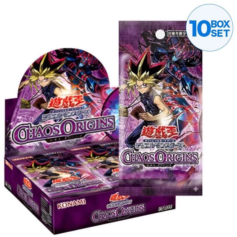 遊戯王OCG CHAOS ORIGINS エクステンションパック Yu-Gi-Oh! OCG Duel Monsters Chaos Origins Booster Pack Box TCG