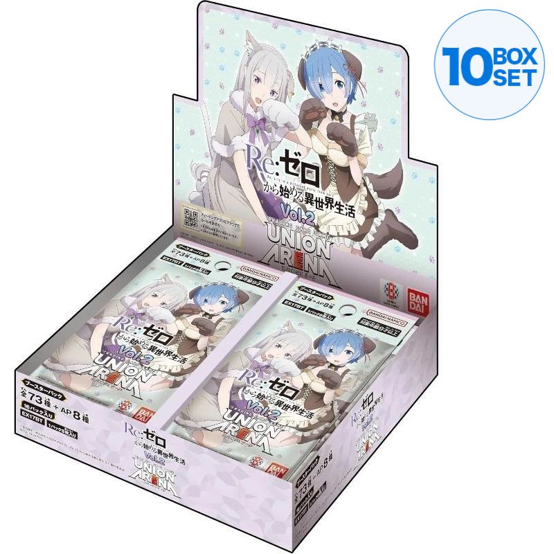 Union Arena Re:Zero Starting Life in Another World Vol. 2 EX17BT Booster Box TCG