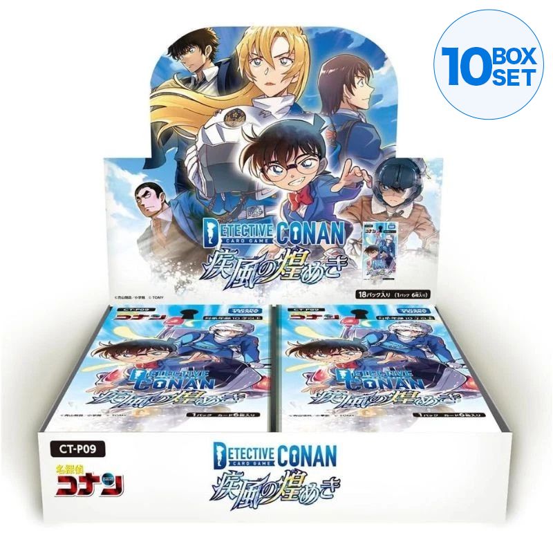 Detective Conan Gleam of the Gale CT-P09 Booster Pack Box TCG JAPAN OFFICIAL