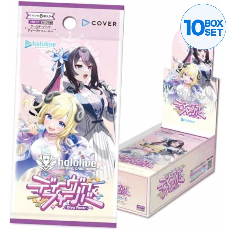 hololive Official Card Game Diva Fever HBP07 Booster Pack Box TCG