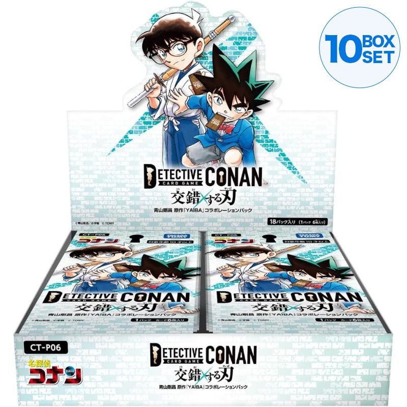 Detective Conan Crossed Blades CT-P06 Booster Pack Box TCG JAPAN