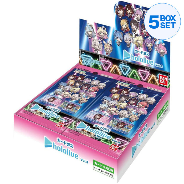 BANDAI Hololive Carddass Vol.4 Booster Pack Box TCG JAPAN OFFICIAL