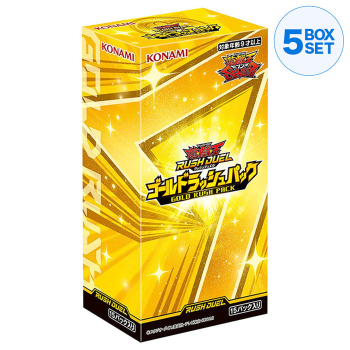 Konami Yu-Gi-Oh Rush Duel Gold Rush Pack Box Game Japón