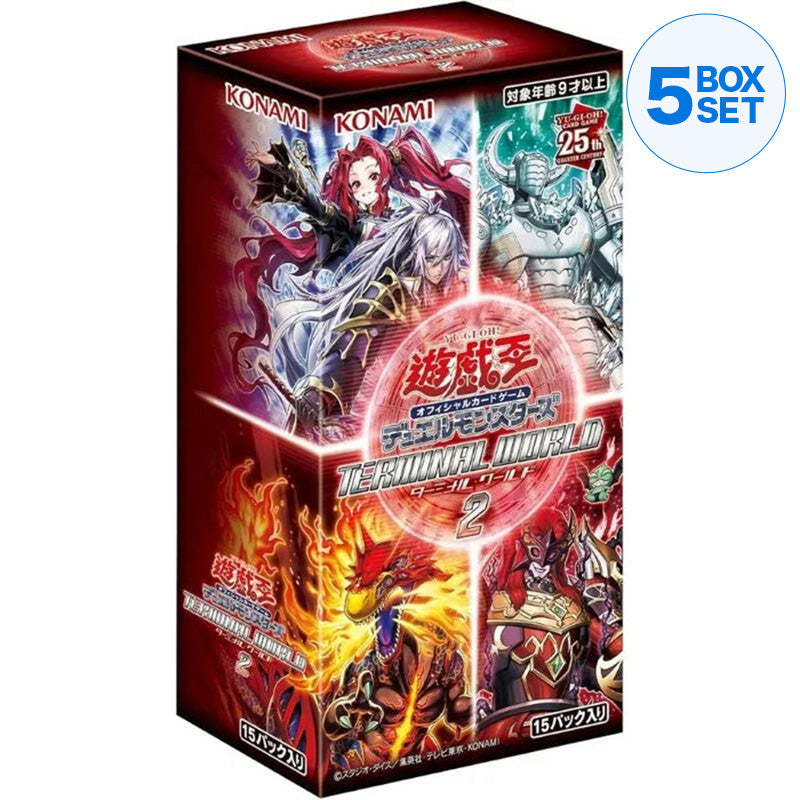 Konami Yu-Gi-Oh! OCG Terminal World 2 Booster Pack Box TCG JAPÓN OFICIAL