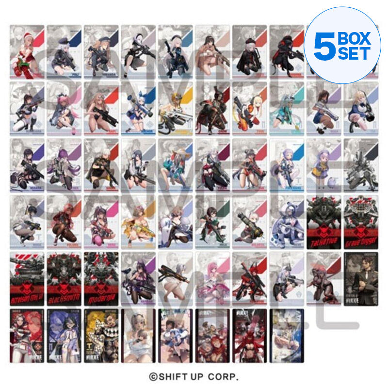 Deusa da vitória Nikke Gun Girl Metal Card Colete