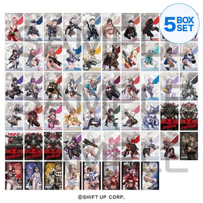 Nikke Cards Rapi Goddess of Victory Nikke Gun Girl Metal Card Collection Vol.2 Pack Box ...