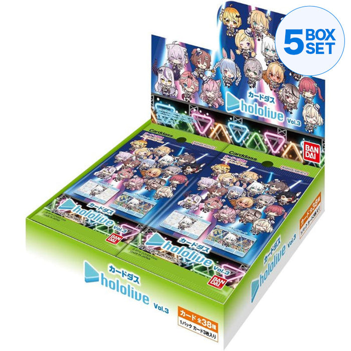 Bandai Carddass Hololive Vol.3 Booster Pack Box TCG Japan Oficial