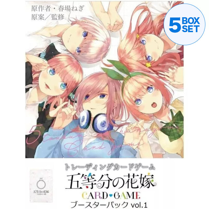 The Quintessential Quintuplets Card Game Vol.1 Booster Pack Box TCG JAPAN