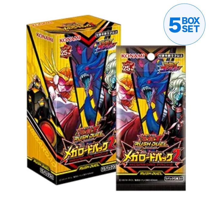 Konami Yu-Gi-Oh! Rush Duel Mega Road Pack 2 Booster Pack Box TCG JAPAN OFFICIAL