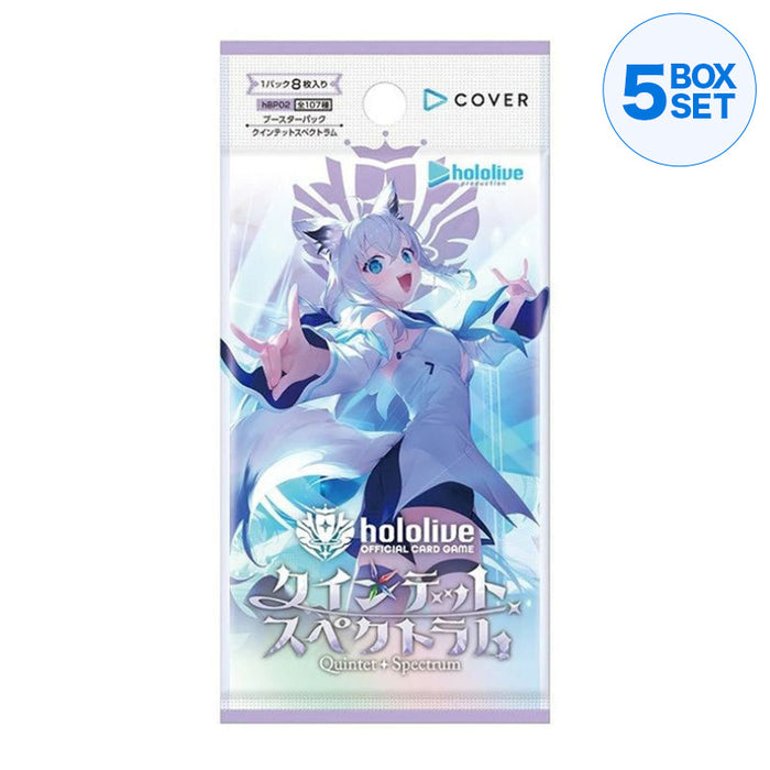 Hololive OCG Quintet Spectrum vol.2 Booster Pack Box TCG JAPAN OFFICIAL