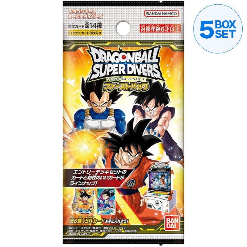 BANDAI Dragon Ball Super Divers First Pack Booster Pack Box TCG