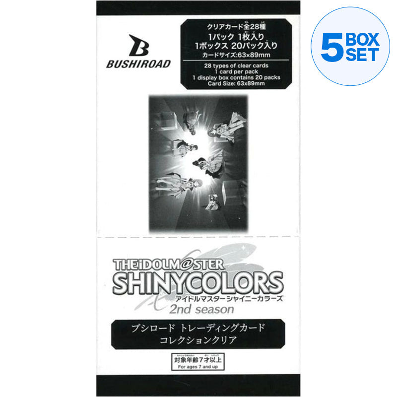 Trading Card Collection Clear THE IDOLM@STER SHINY COLORS 2nd Booster Box TCG