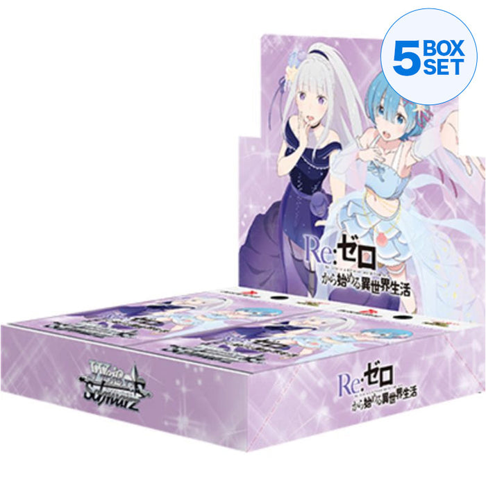 Weiss Schwarz Re: Zero Iniciando a vida em outro mundo Vol.3 Booster Pack Box TCG