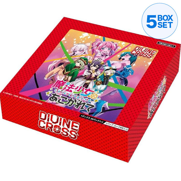 Divine Cross jaillissant sur les filles magiques TCG Booster Pack Box Official Japon